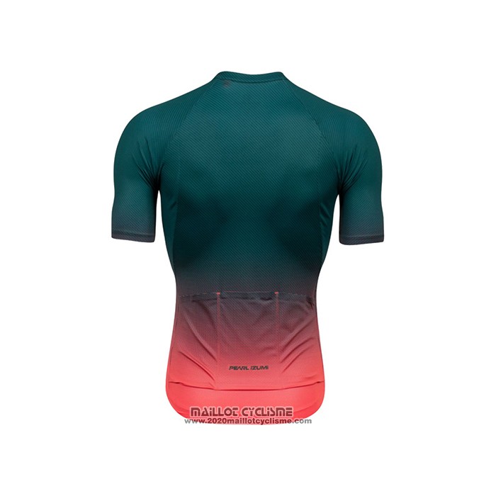 2021 Maillot Cyclisme Pearl Izumi Vert Rose Manches Courtes et Cuissard